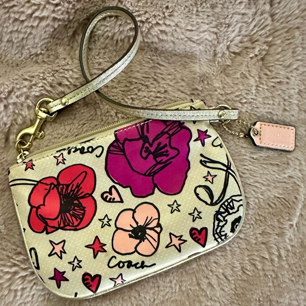 Vintage Coach Wristlet